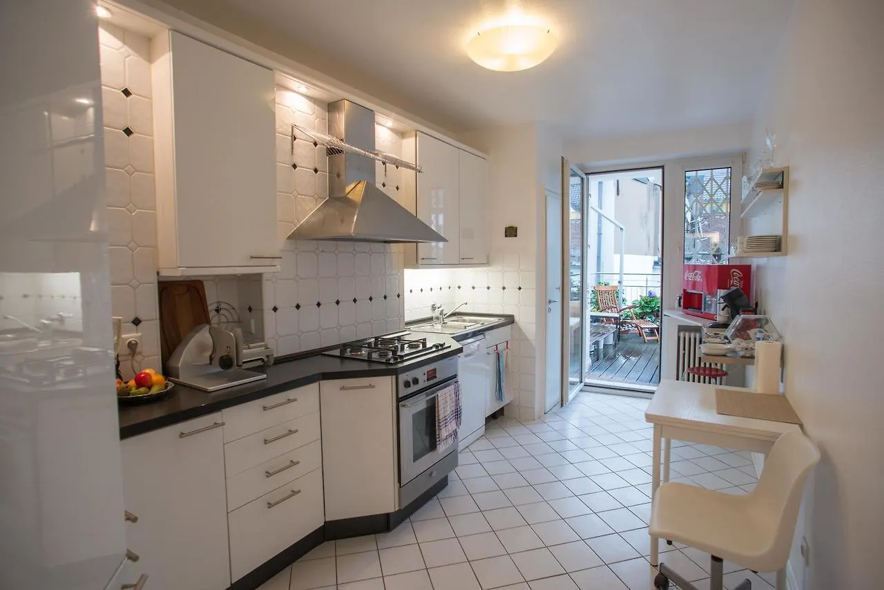 Apartement Mit Dachterrasse - Bei Curth Klingen - Teilen Sie Uns Ihre Ankunfszeit Mit Dusseldorf Bed & Breakfast
